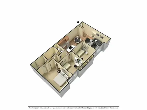 Floor plan 3 Bedroom 2 Bathroom
