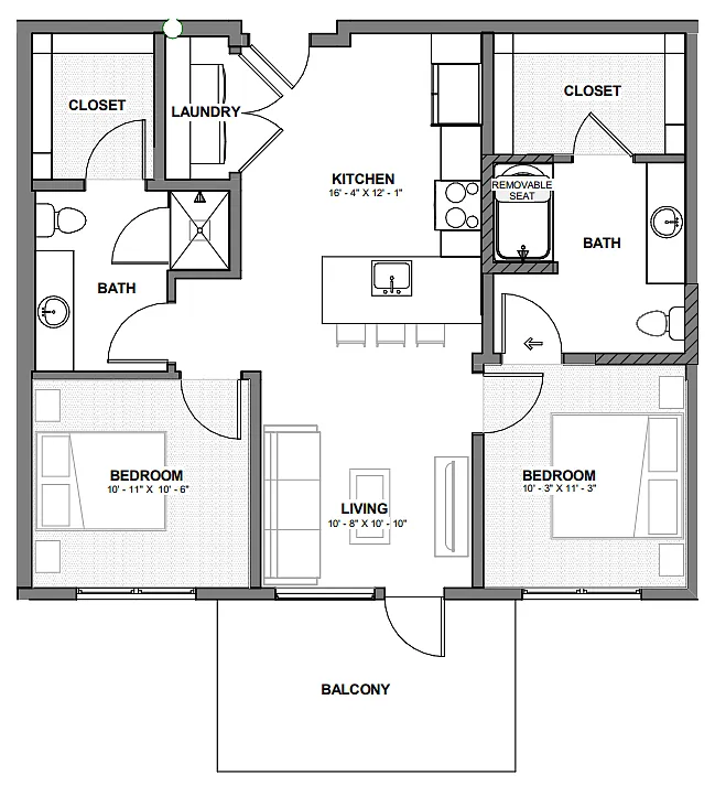 Floor plan Ford - B