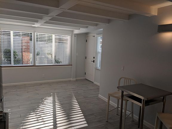 Open kitchen and living area.