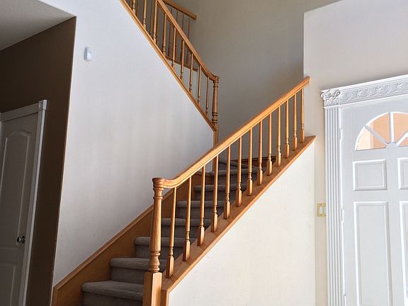 front door & stairs