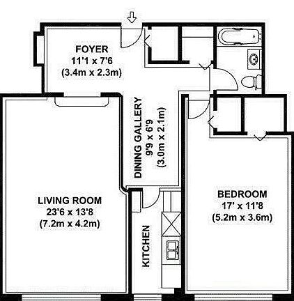 2nd image of 333 W 57th St APT 408