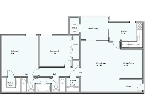 Floor plan Monterey