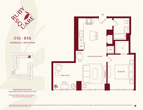 Floor plan 316 - 816