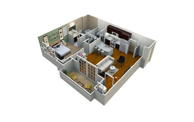 Floor plan M1-1 726