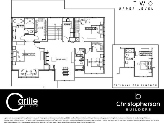 Plan Two Upper Level - Preliminary