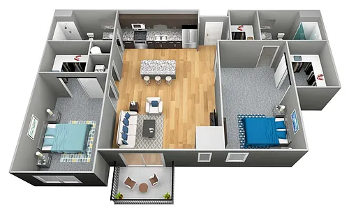 Floor plan The Sanford