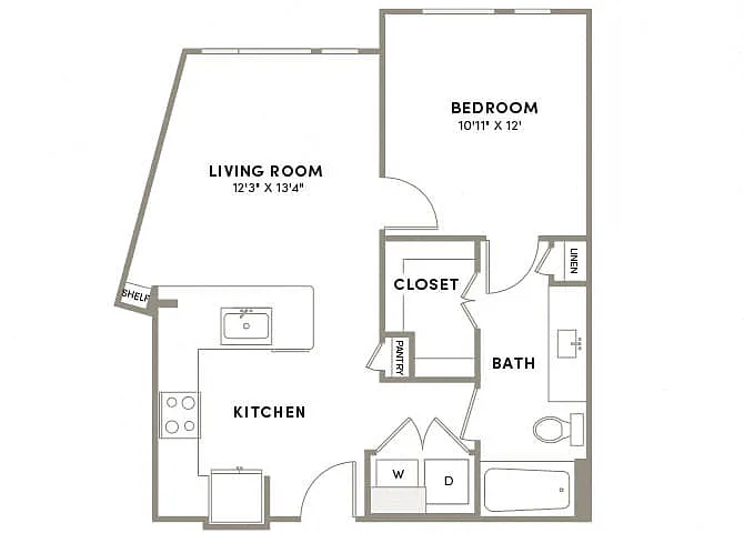 Floor plan A03 ESSENTIAL LIVING