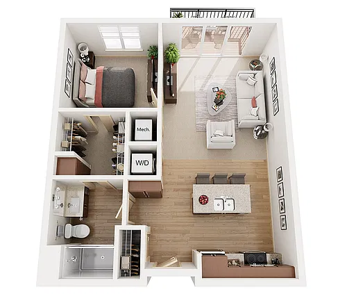Floor plan 1A