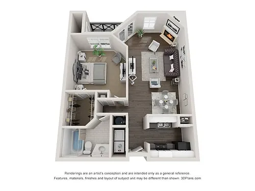 Floor plan Highland renovated