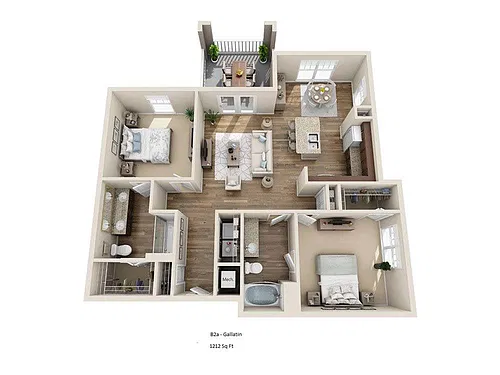 Floor plan Gallatin