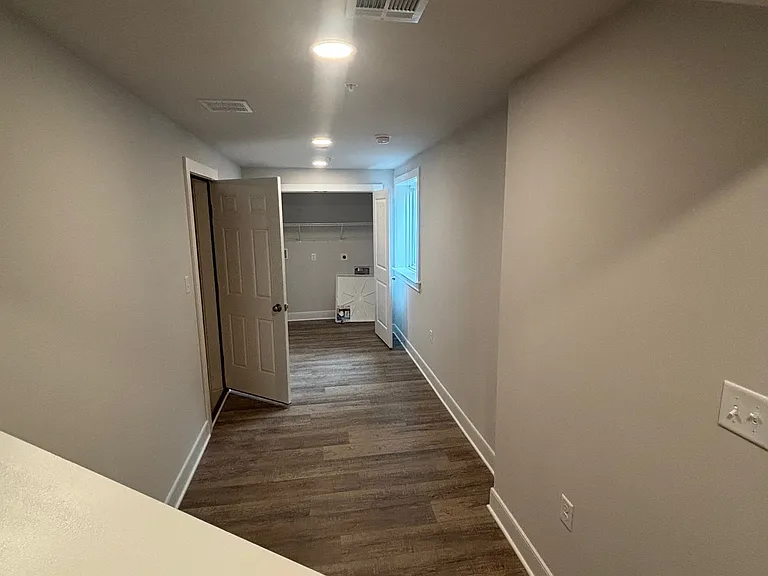 Basement with finished flex space