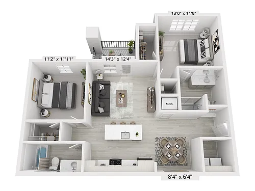 Floor plan B2