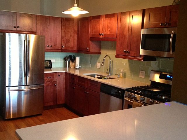 Newly remodeled kitchen