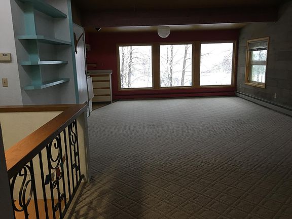 Living/dining area looking south