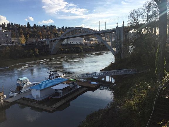View toward Willamette Falls