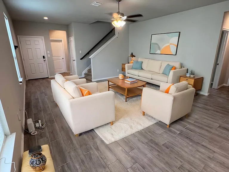 Staged Living Room.