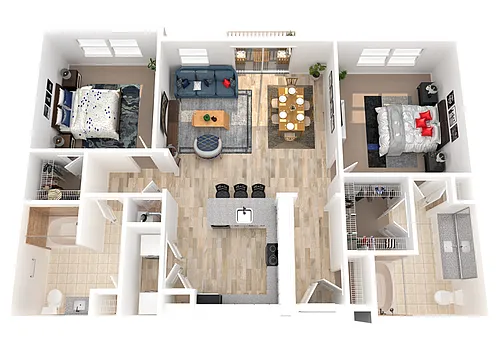 Floor plan B2R