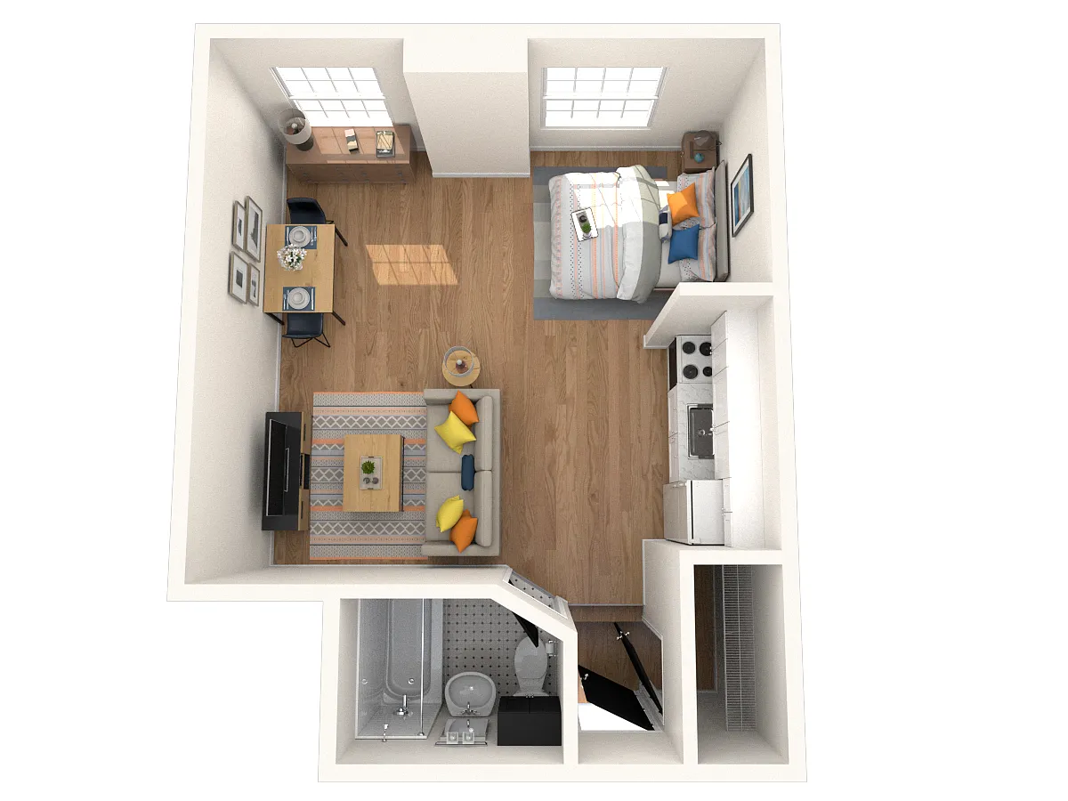 Floor plan Studio