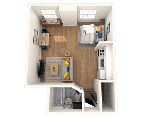 Floor plan Studio