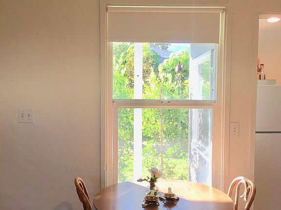 Dining area looking toward the garden.