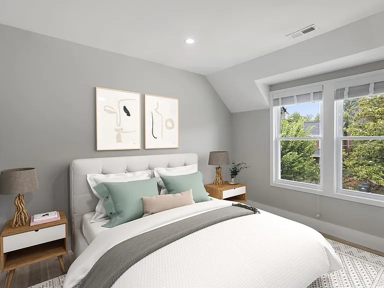 Bedroom 2. This image shows a virtually furnished space. Bedrooms come unfurnished.