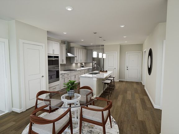 Cafe Table in Open Layout