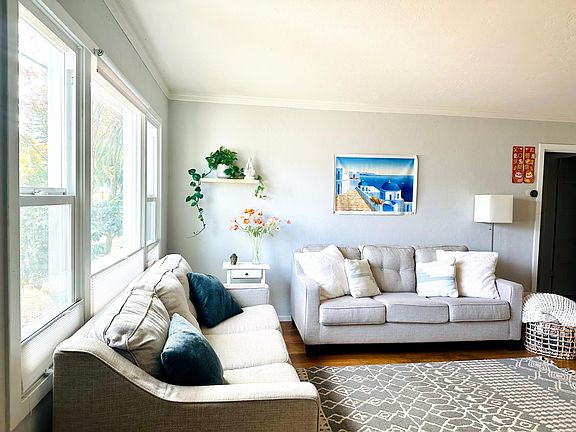 Living room with fire place