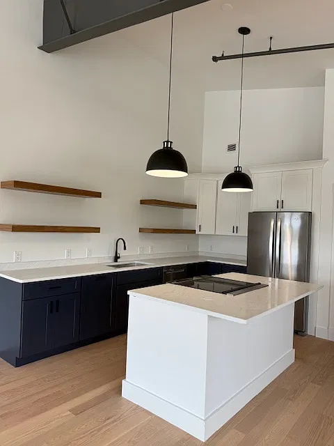 Kitchen. Clean, new and bright! Brand new stove, refrigerator and dishwasher.