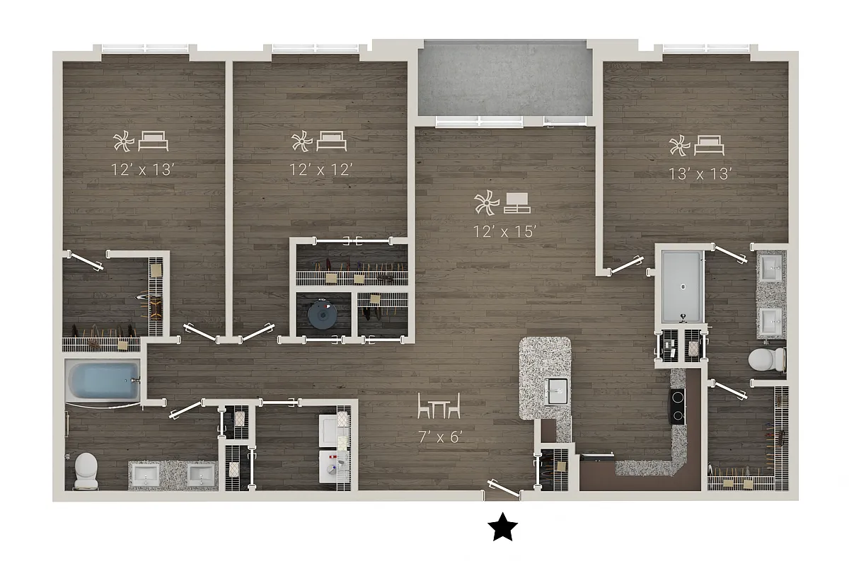 Floor plan C4