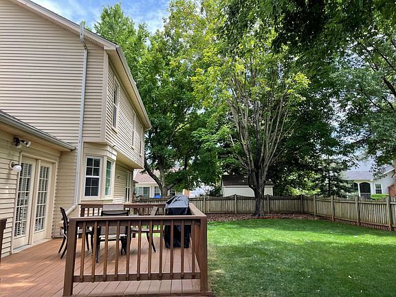 Large, fenced-in backyard