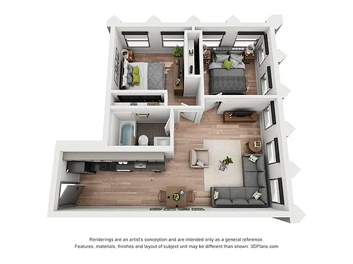 Floor plan B1