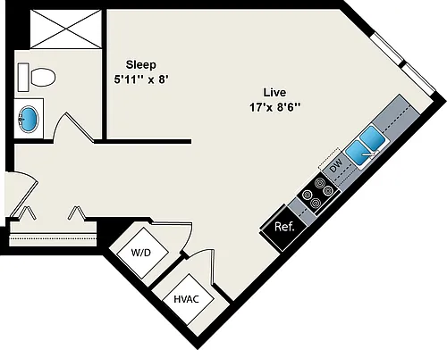 Floor plan S13 - 505