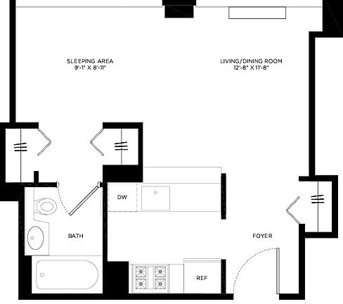 2nd image of 601 W 57th St APT 15A