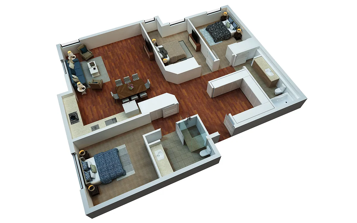 Floor plan 3 Bedroom