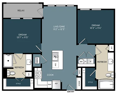 Floor plan B1