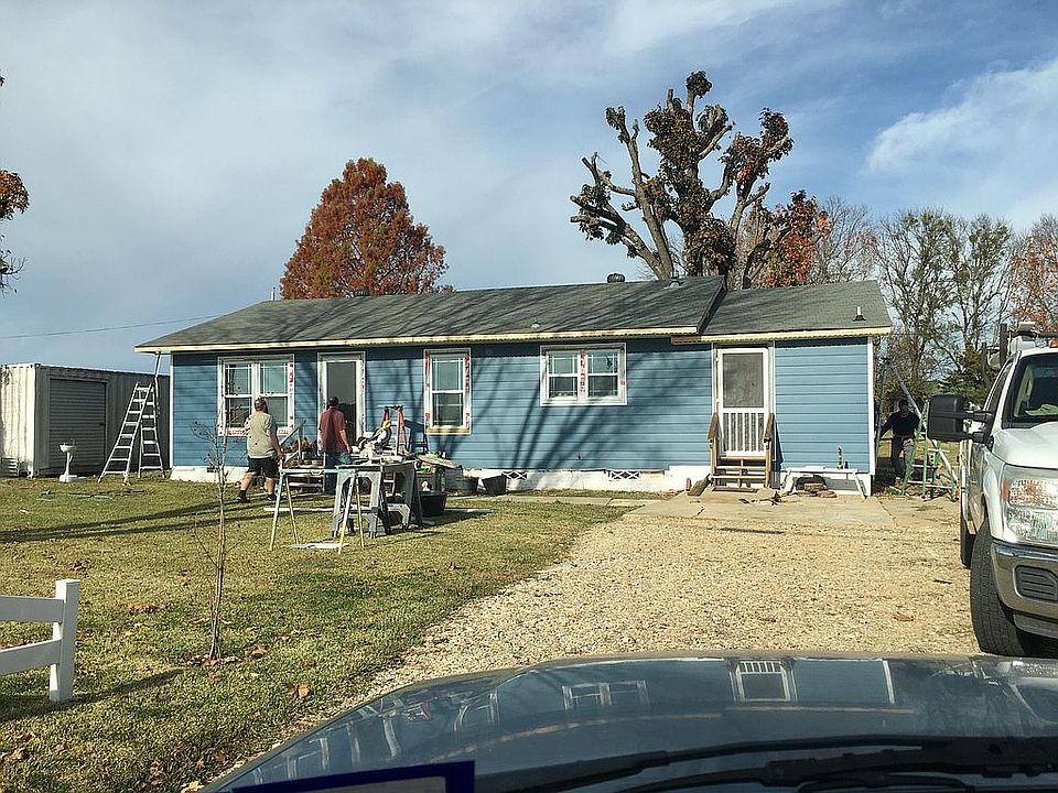 During siding installation