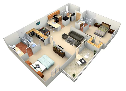 Floor plan B1R