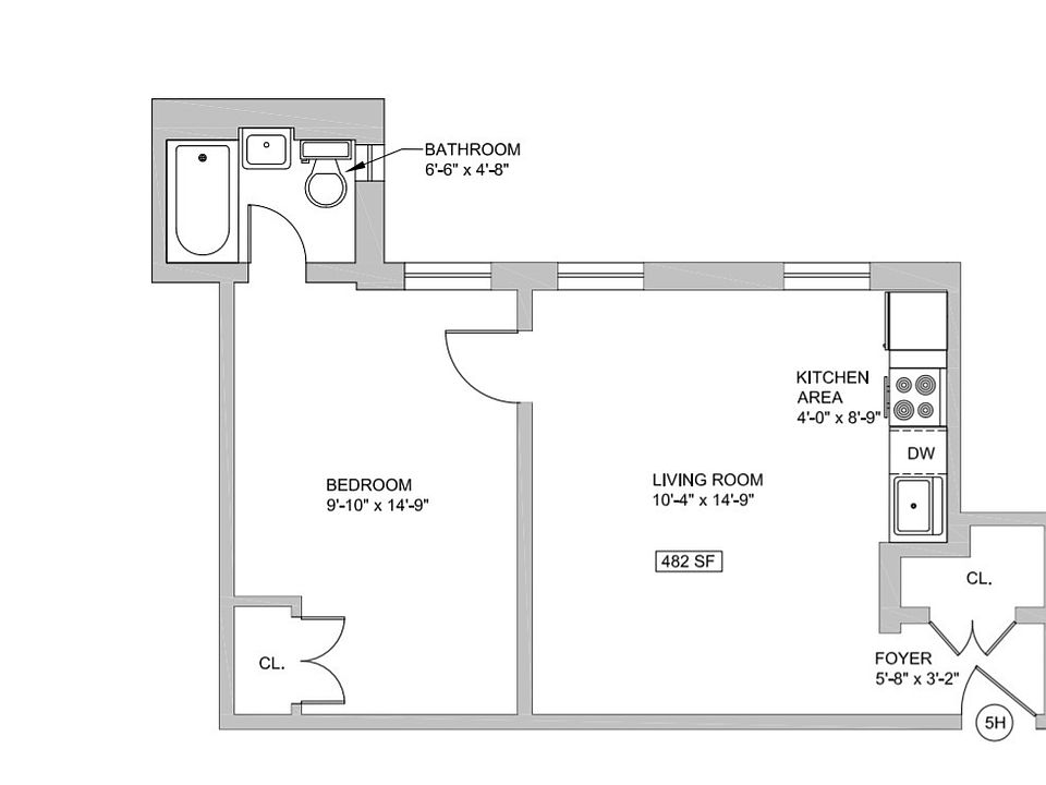 2nd image of 218 W 10th St #5HH