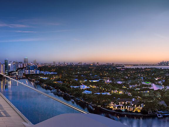 Balcony sunset view