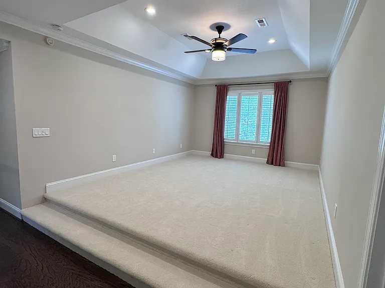 Upstairs bonus room space.