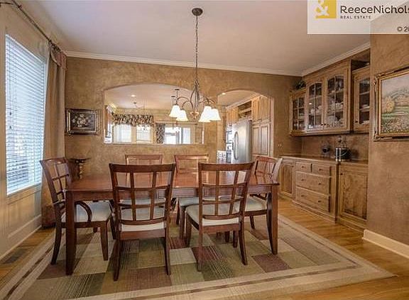 The formal dining room is warm and relaxing - a great gathering place for friends and family.