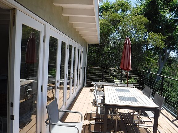deck outside living room