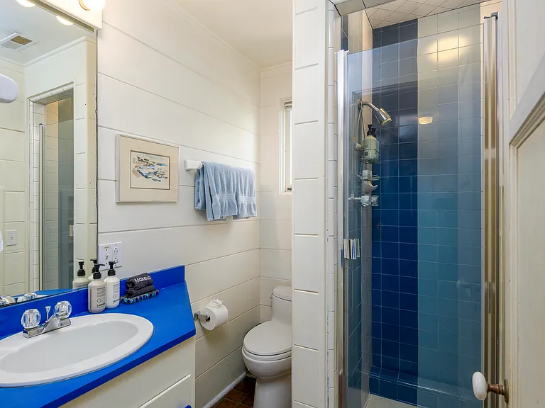 Full bath with shower.