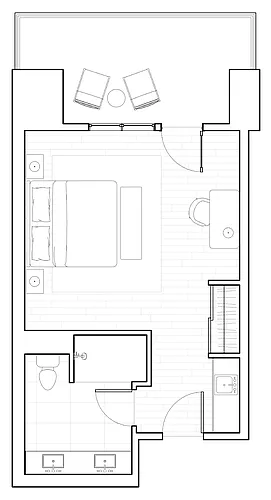 Floor plan JUNIOR SUITE