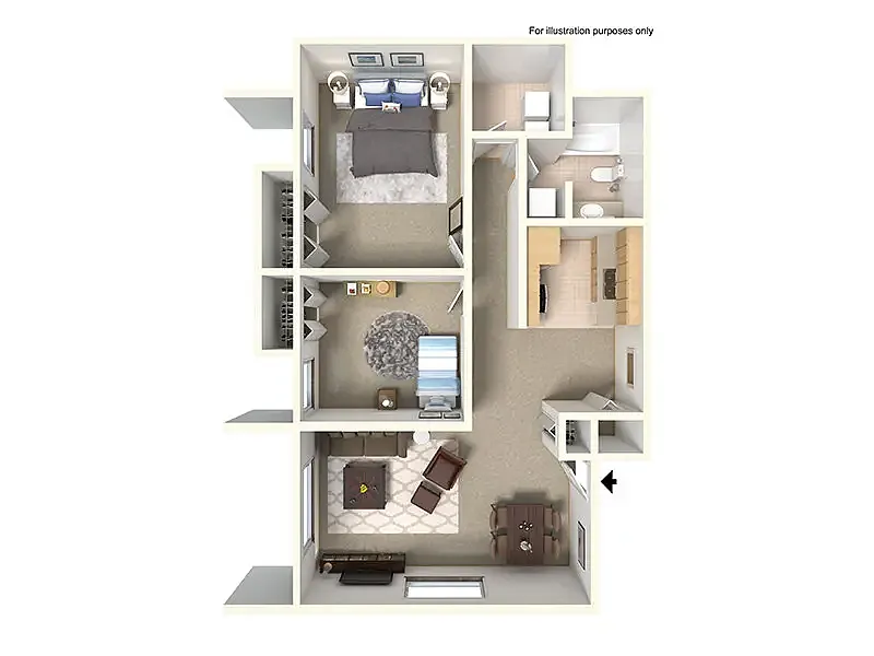 Floor plan 2x1A