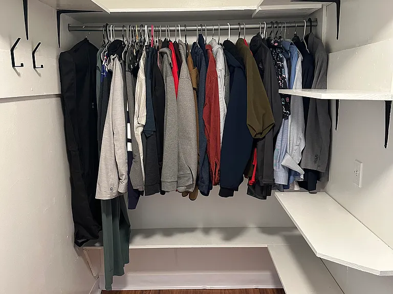 Walk in Closet, Right Wall