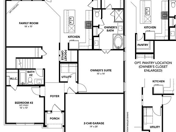 Hickory First Floor Plan
