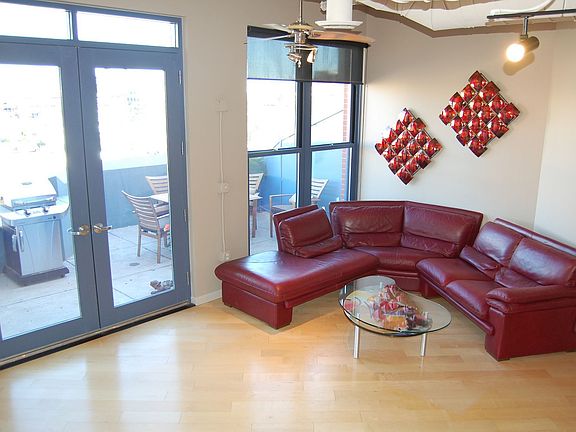 Living area off balcony