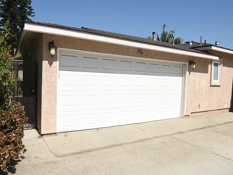 Double car garage with alley access
