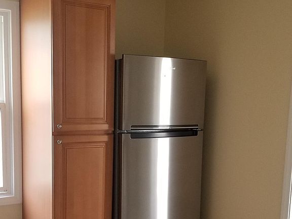 Brand new refrigerator and new pantry